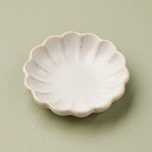 Hearth & Hand Magnolia Fluted Ceramic Trinket Dish Vintage Cream